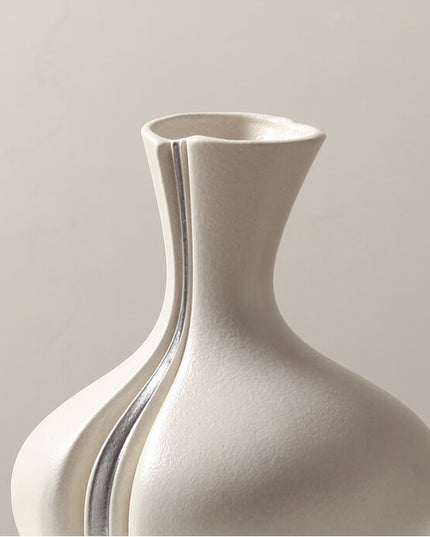 Wabi-Sabi Art Ceramic Textured Vase