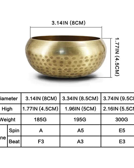 Tibetan Handmade Bowls Meditation Set