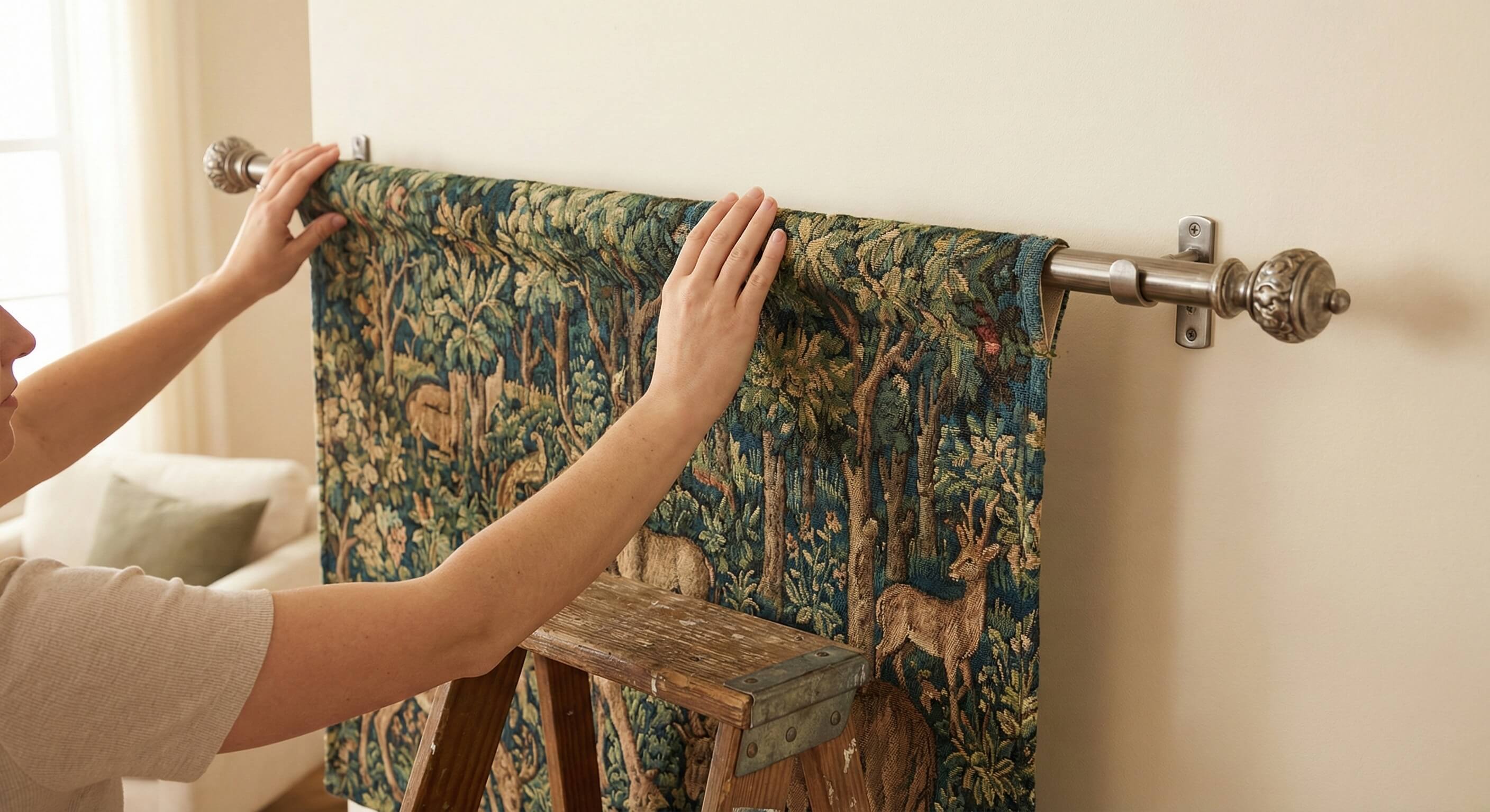 Transform Your Space: The Ultimate Guide to Hanging Large Woven Tapestries