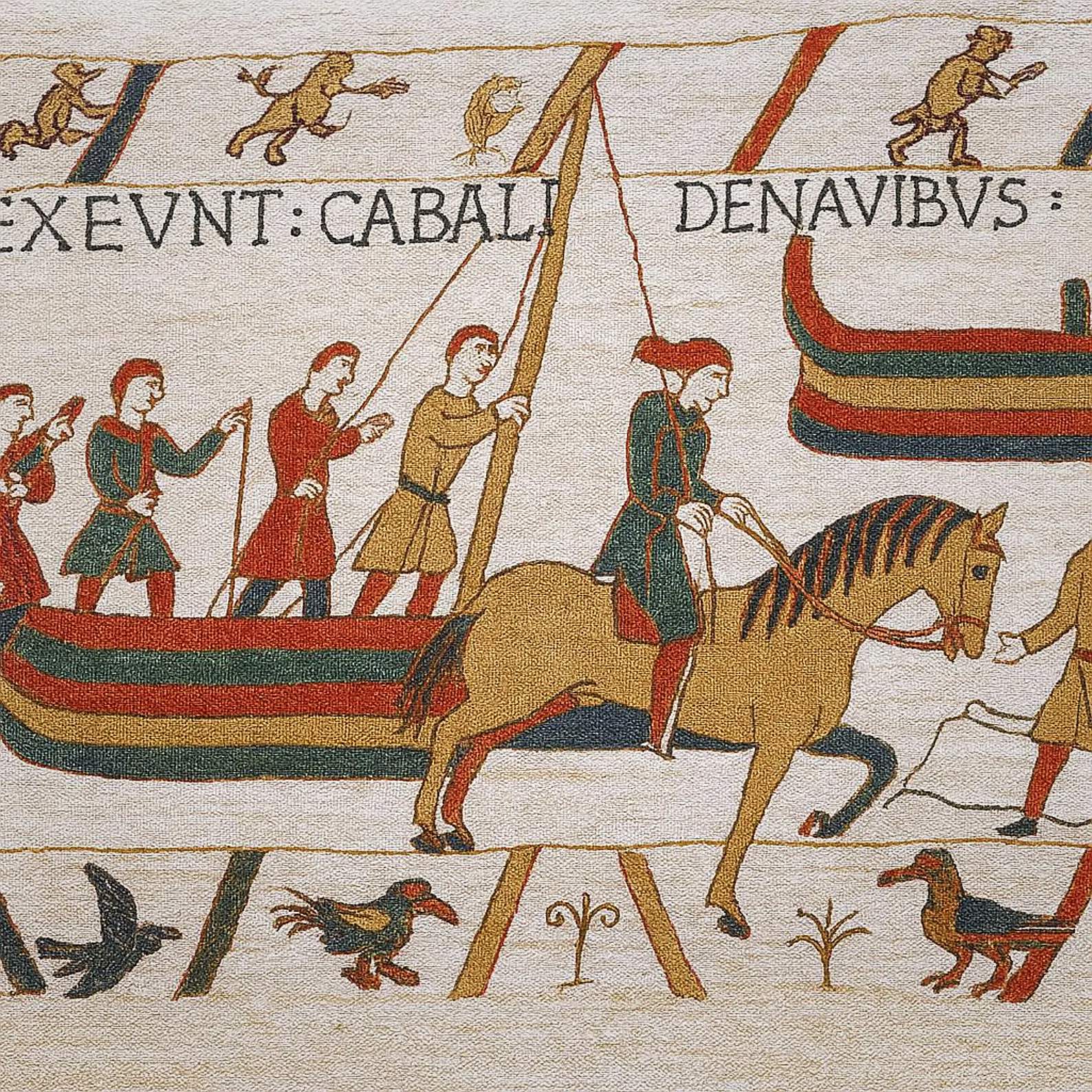 The Norman Fleet at Dawn: Decorating with the Bayeux Boat War Scene