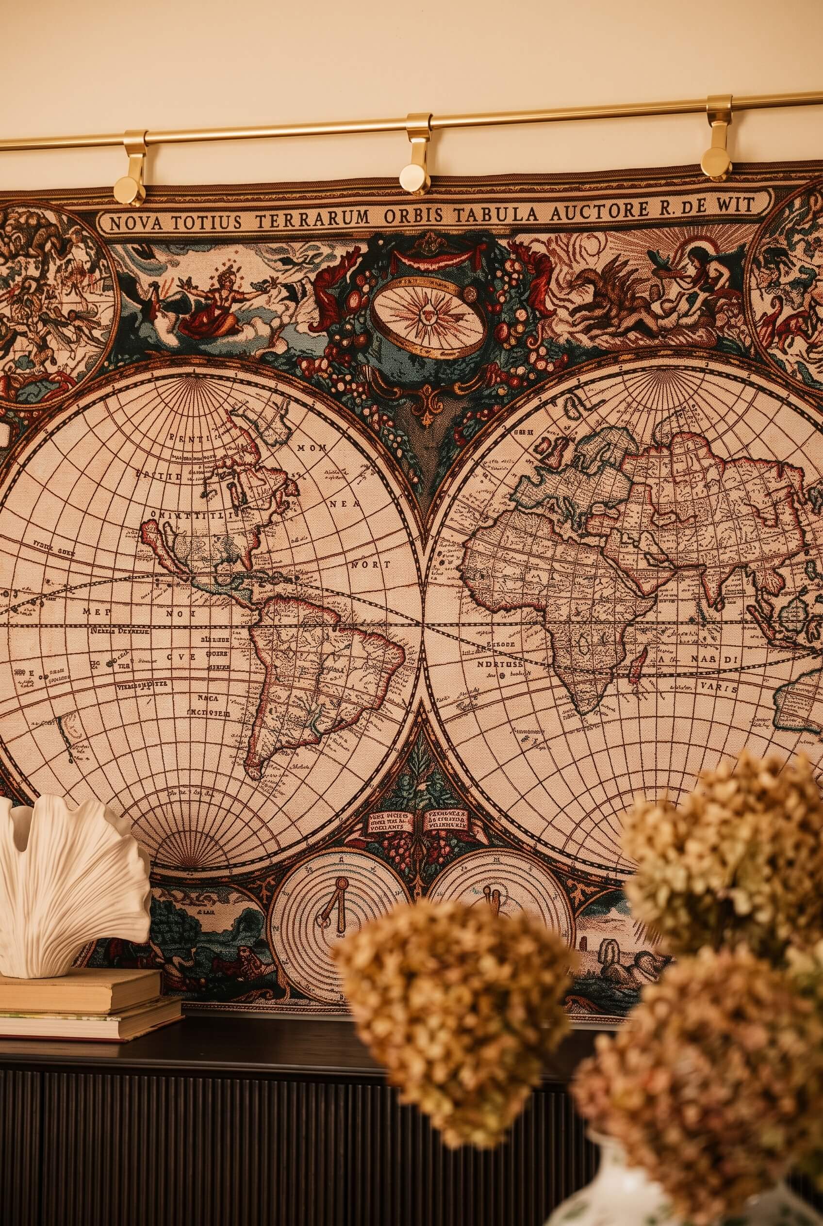 The Best Wall Art for a Vintage Home Office in 2026 - Maps Tapestry
