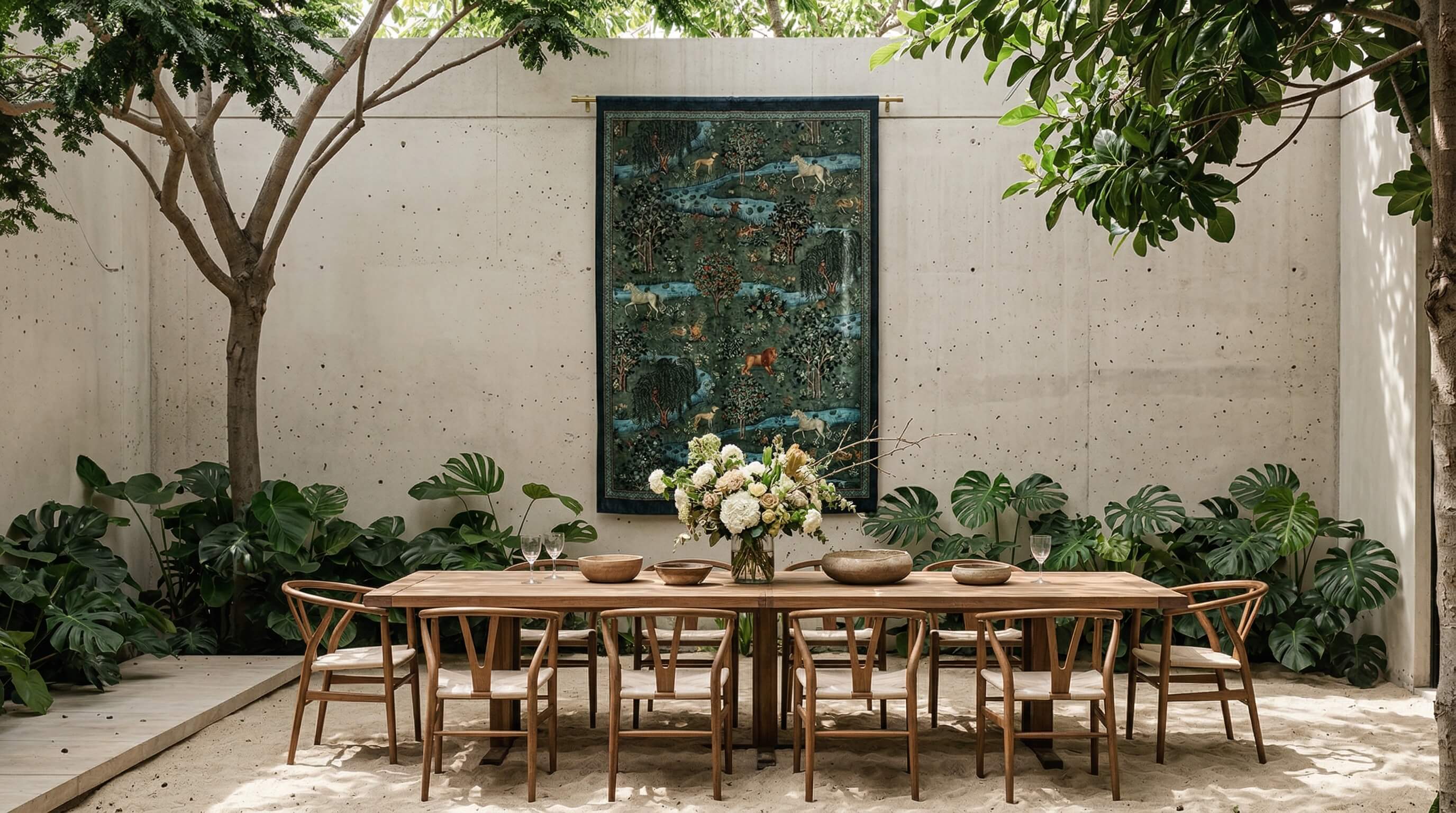 Tired of Boring Fences? 5 Creative Ways to Use the Owl & Willow Medieval Tapestry for a Renaissance Garden