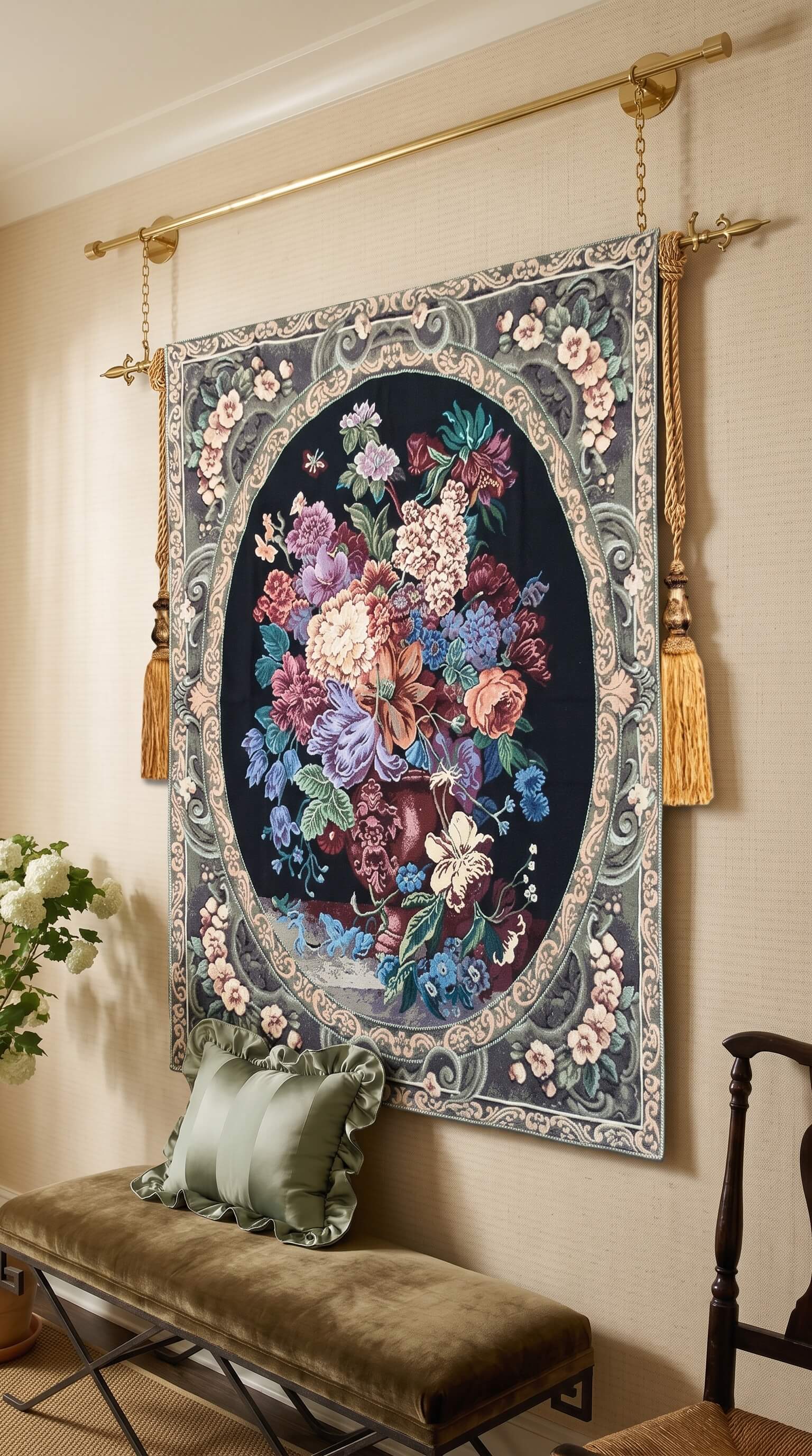 The Art Lover's Gift Guide: Victorian Floral Tapestries for Autumn Birthdays and Housewarming