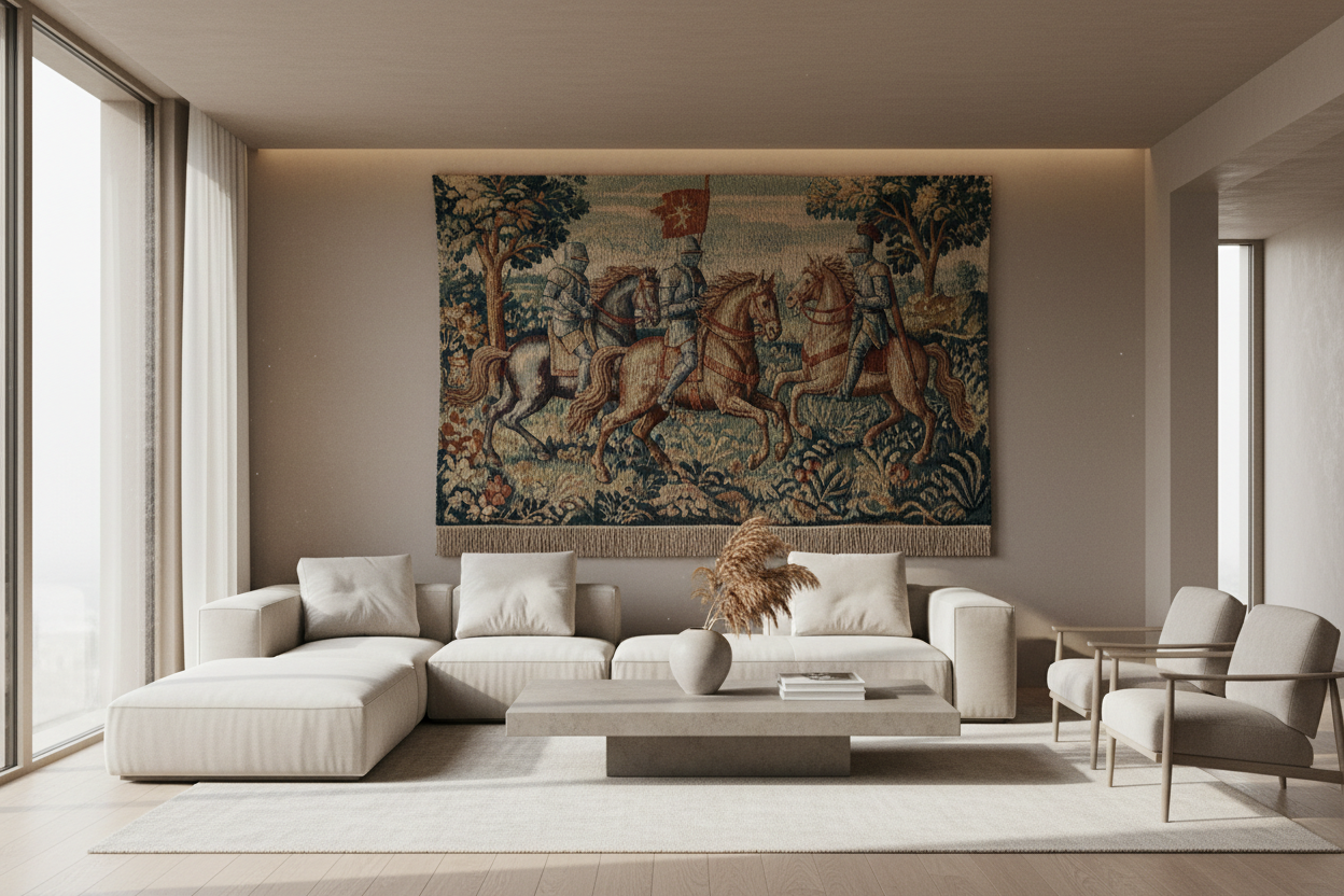 How to Style Medieval Tapestries in 5 Modern Interior Styles