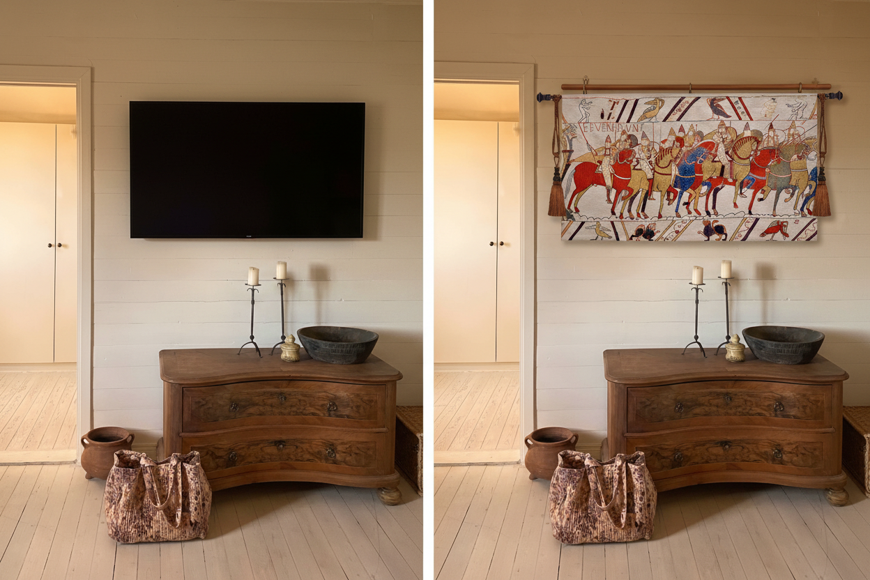 How to Hide Your TV with a Tapestry: The Ultimate Guide