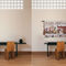 Before vs After - Bare Wall vs Ship Tapestry