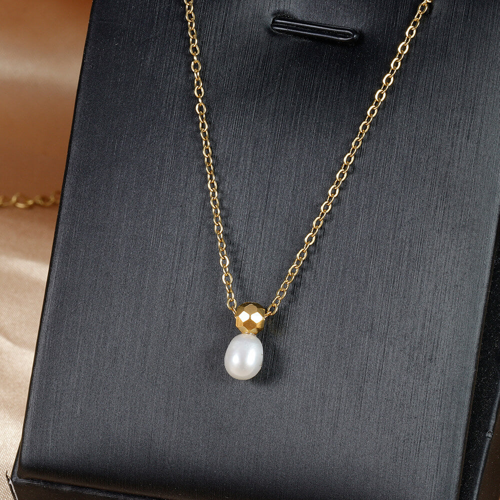 Water Drop Pearl Bridesmaid Necklace