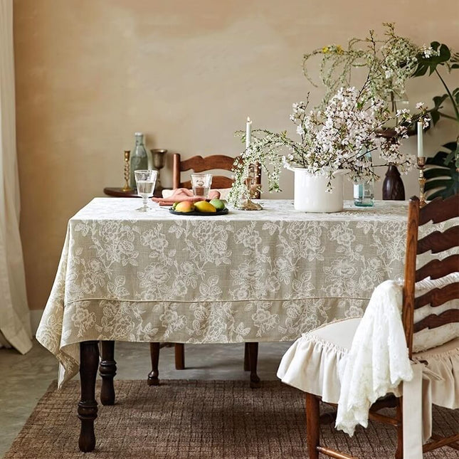 Rose Flower Tablecloth