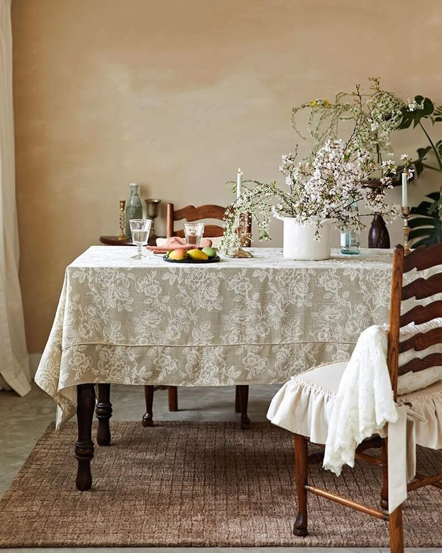 Rose Flower Tablecloth