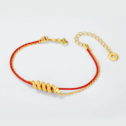 Snake Red Rope Handmade Lucky Bracelet