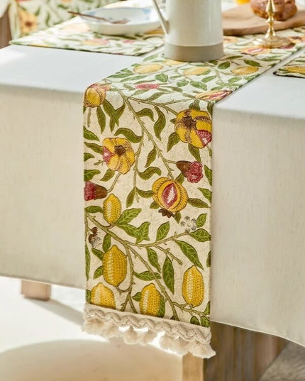 Lemon Bubble Table Runner