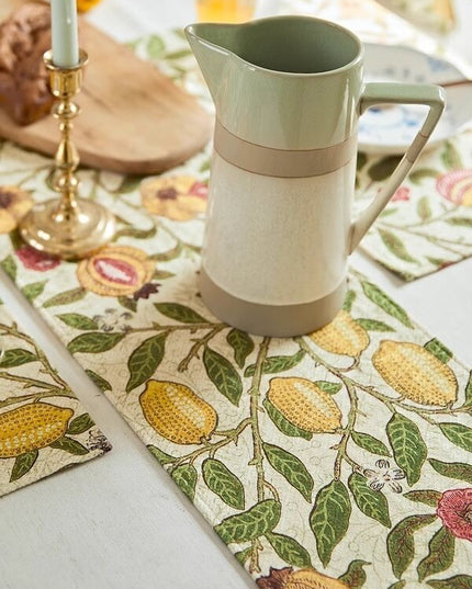 Lemon Bubble Table Runner