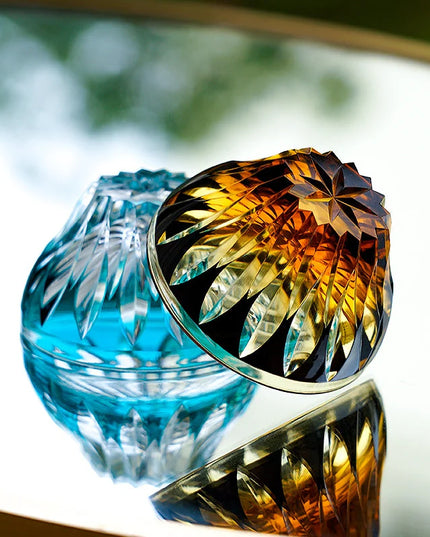 Edo Kiriko Lotus Crysta Glass – Calm & Mindful