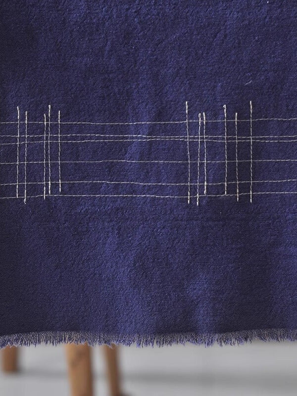 Navy Blue Linen Table Runner