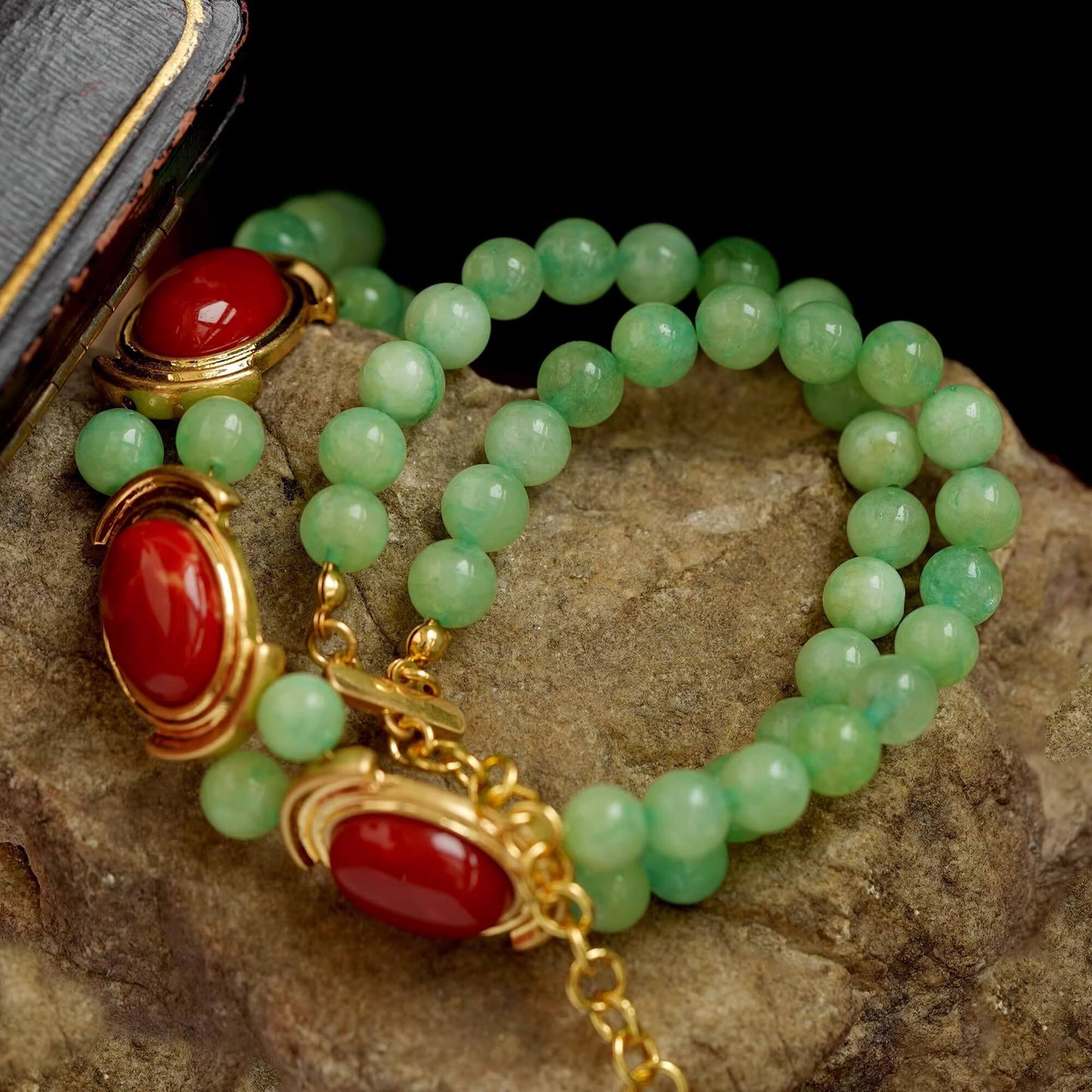 Natural Agate Vintage Party Jewelry Set