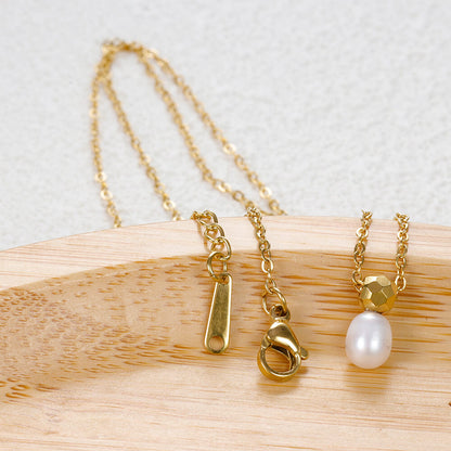 Water Drop Pearl Bridesmaid Necklace