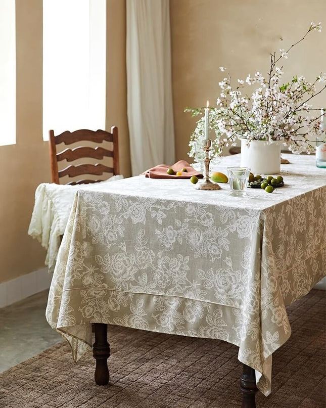Rose Flower Tablecloth