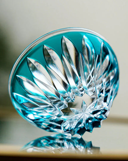 Edo Kiriko Lotus Crysta Glass – Calm & Mindful