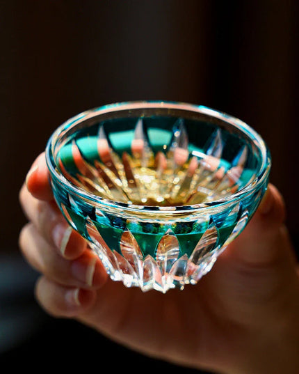 Edo Kiriko Lotus Crysta Glass – Calm & Mindful