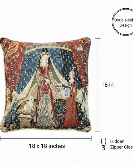 Unicorn Sight Pillow Cover Annotated