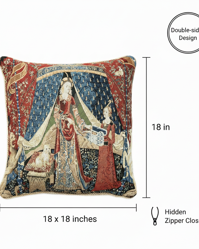 Unicorn Sight Pillow Cover Annotated