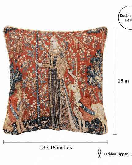 Unicorn Touch Pillow Cover Annotated