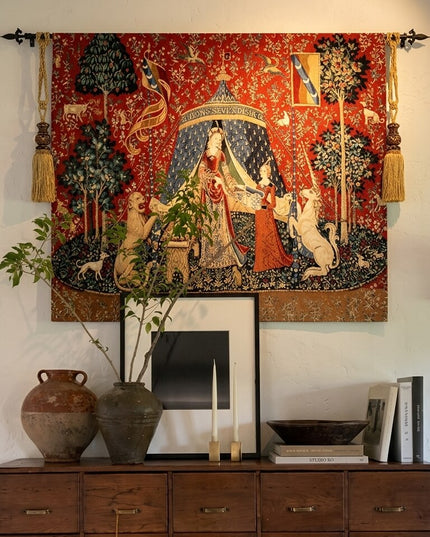 15th-century Wall Hanging Unicorn Tapestry - Sight