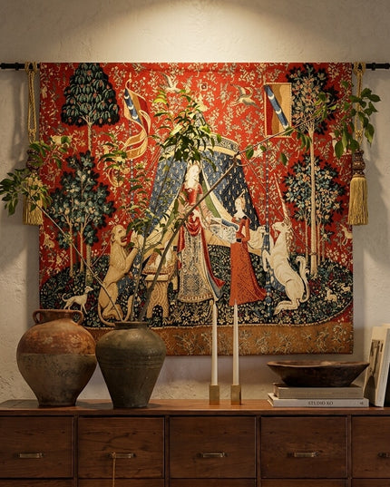 15th-century Wall Hanging Unicorn Tapestry - Sight