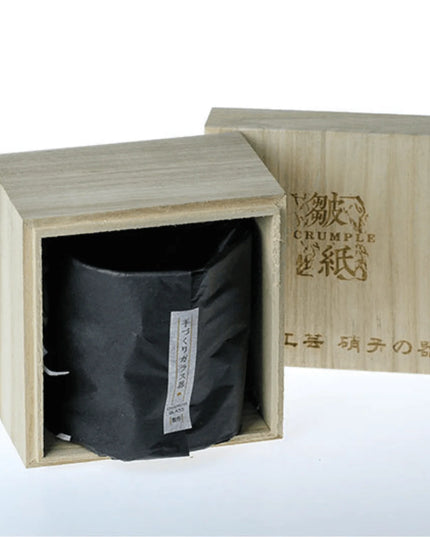 Edo Kiriko "Crumple Body" Whisky Glass - Authentic Japanese Artistry