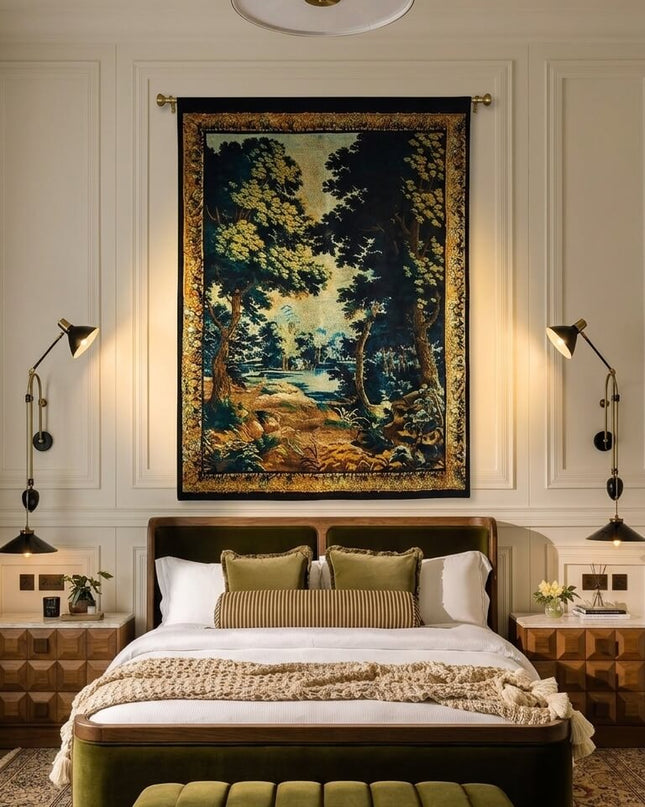 17th Century Landscapes Flemish Verdure Medieval Tapestry
