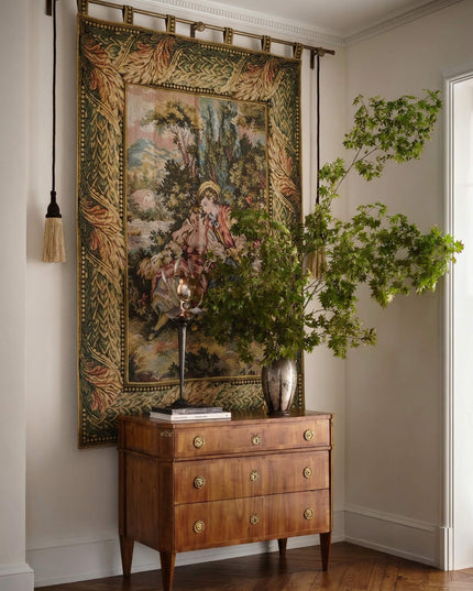 18th-Century Rococo French Woven Tapestry - Antique