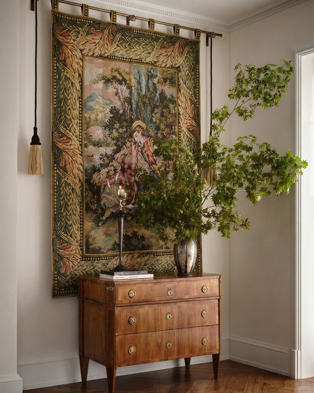 18th-Century Rococo French Woven Tapestry - Antique