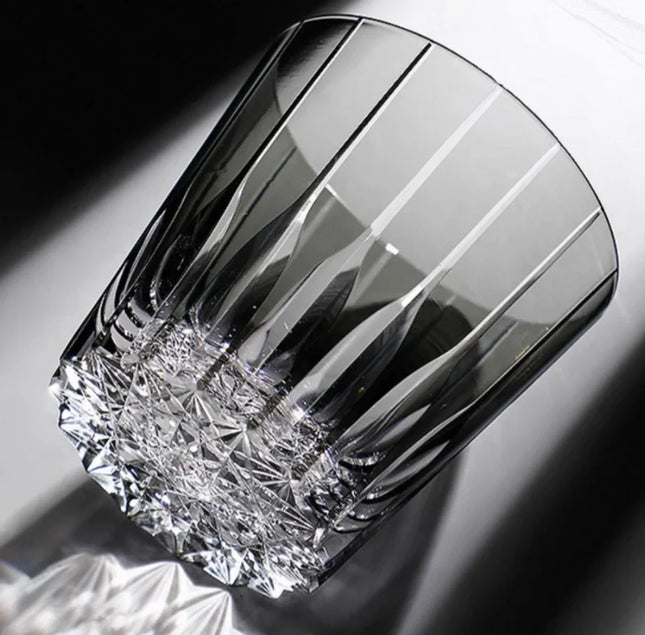 Edo Kiriko Starburst Crystal Tumbler