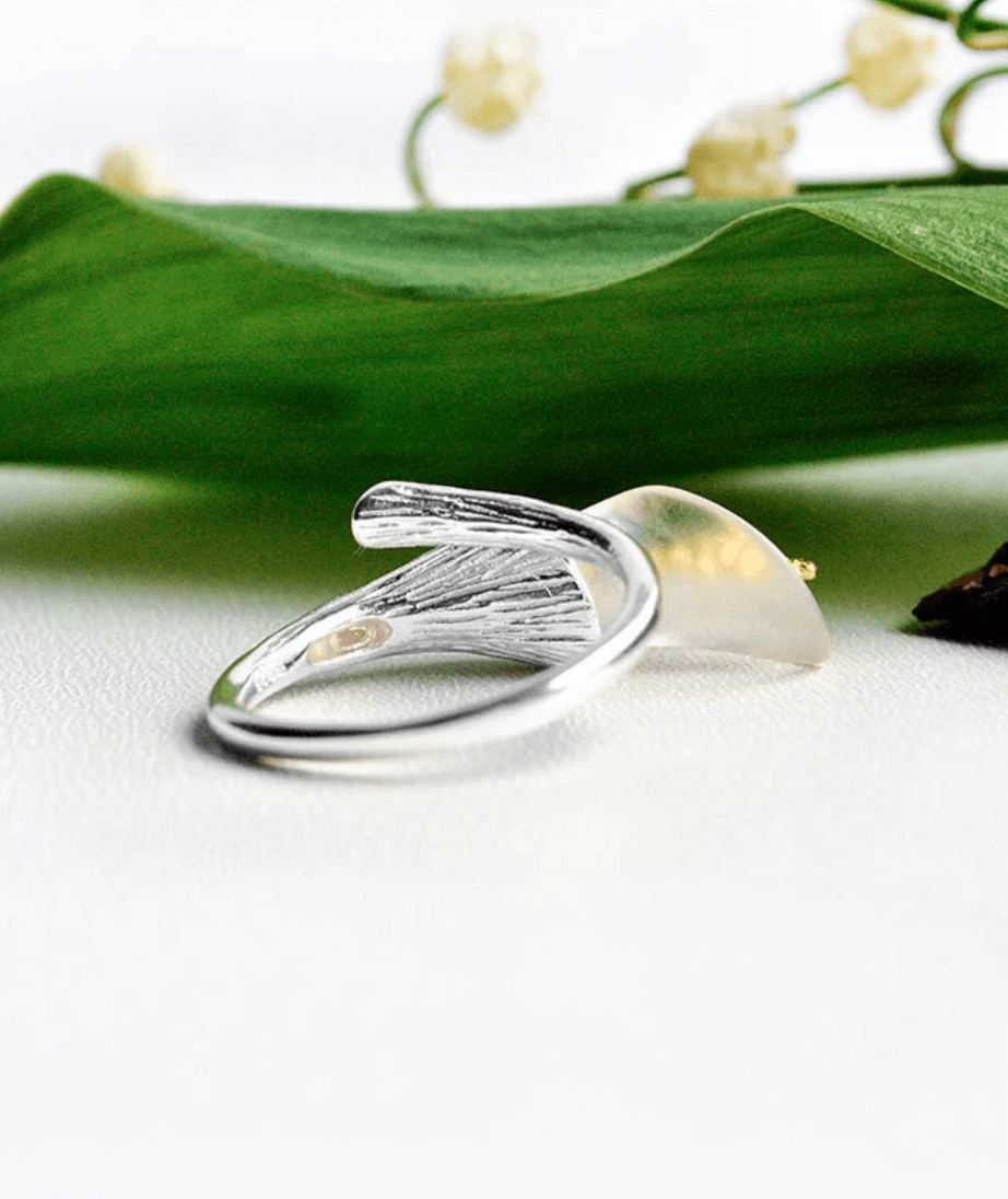 Calla Lily - Adjustable Ring