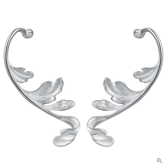 Acanthus Leaf - Stud Earrings