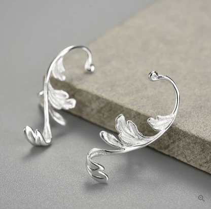 Acanthus Leaf - Stud Earrings