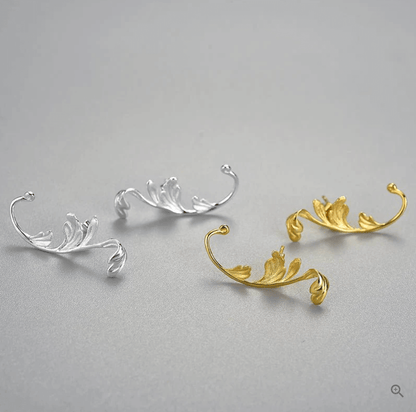 Acanthus Leaf - Stud Earrings