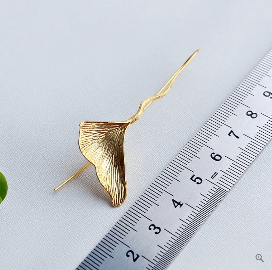 Ginkgo Leaf - Dangle Earrings