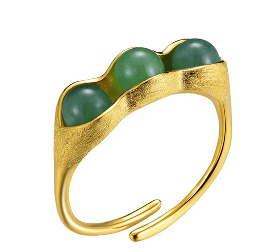 Lucky Peas - Adjustable Ring