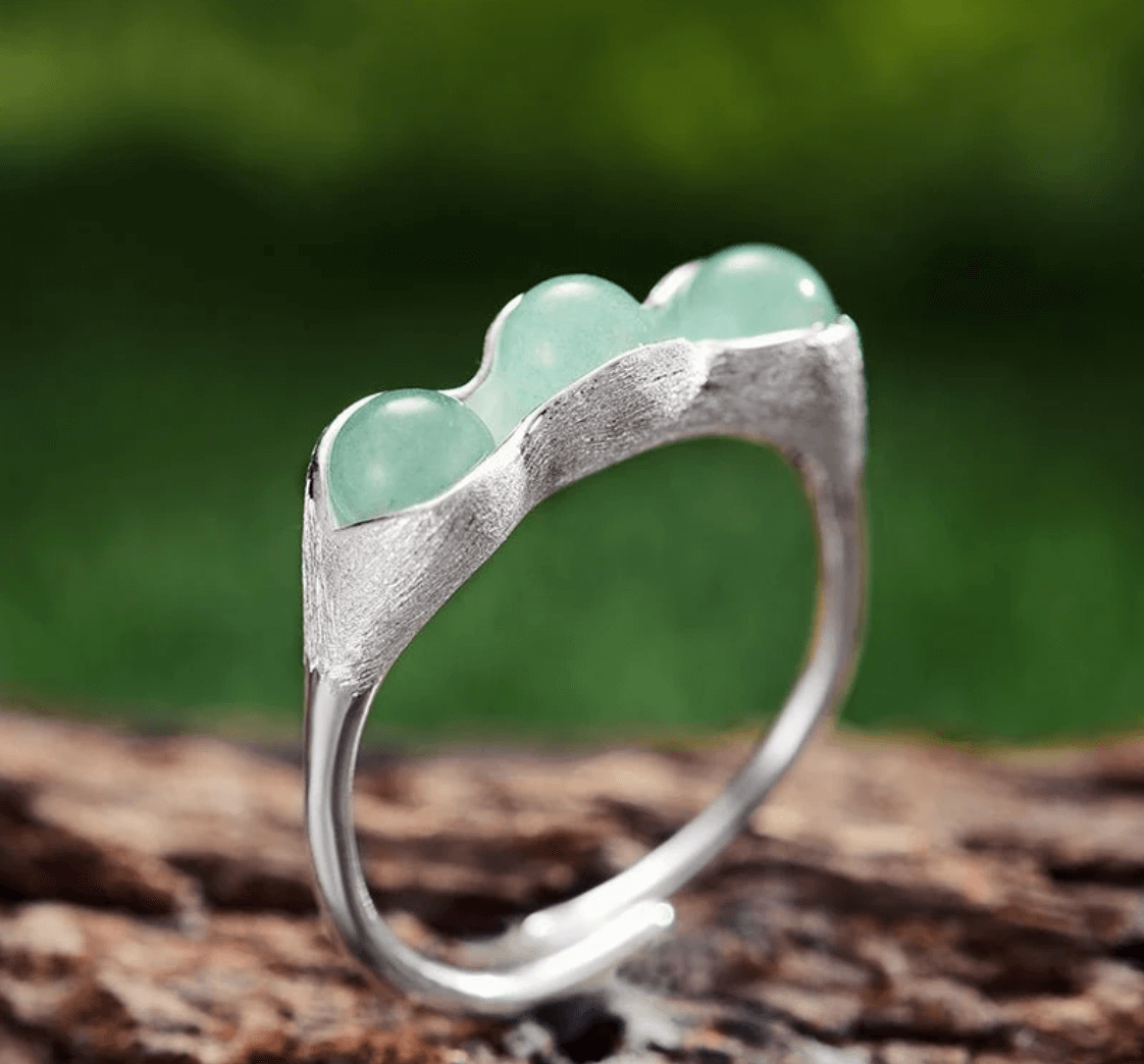 Lucky Peas - Adjustable Ring