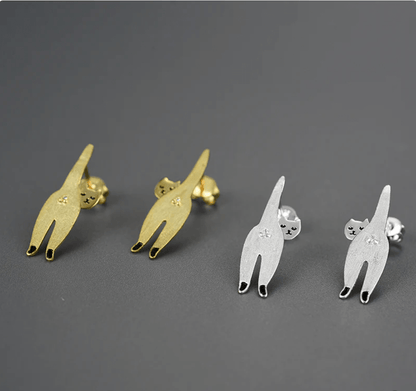 Confident Cat - Stud Earrings