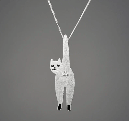 Confident Cat - Handmade Necklace