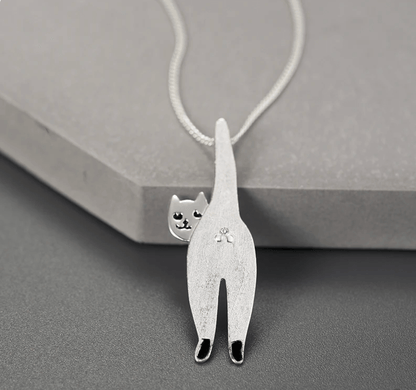 Confident Cat - Handmade Necklace