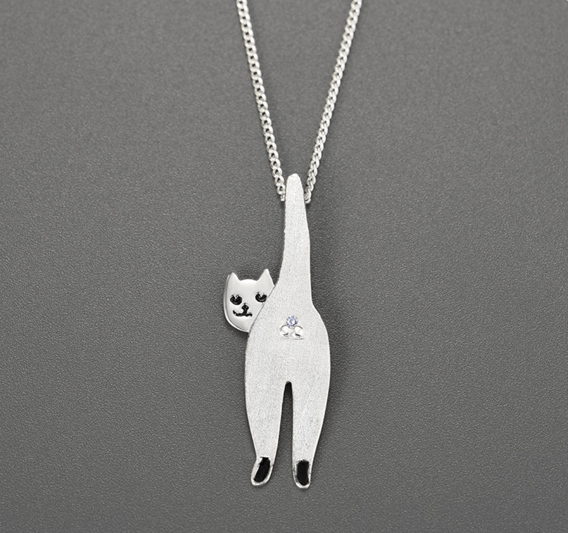 Confident Cat - Handmade Necklace