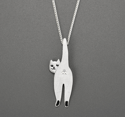 Confident Cat - Handmade Necklace