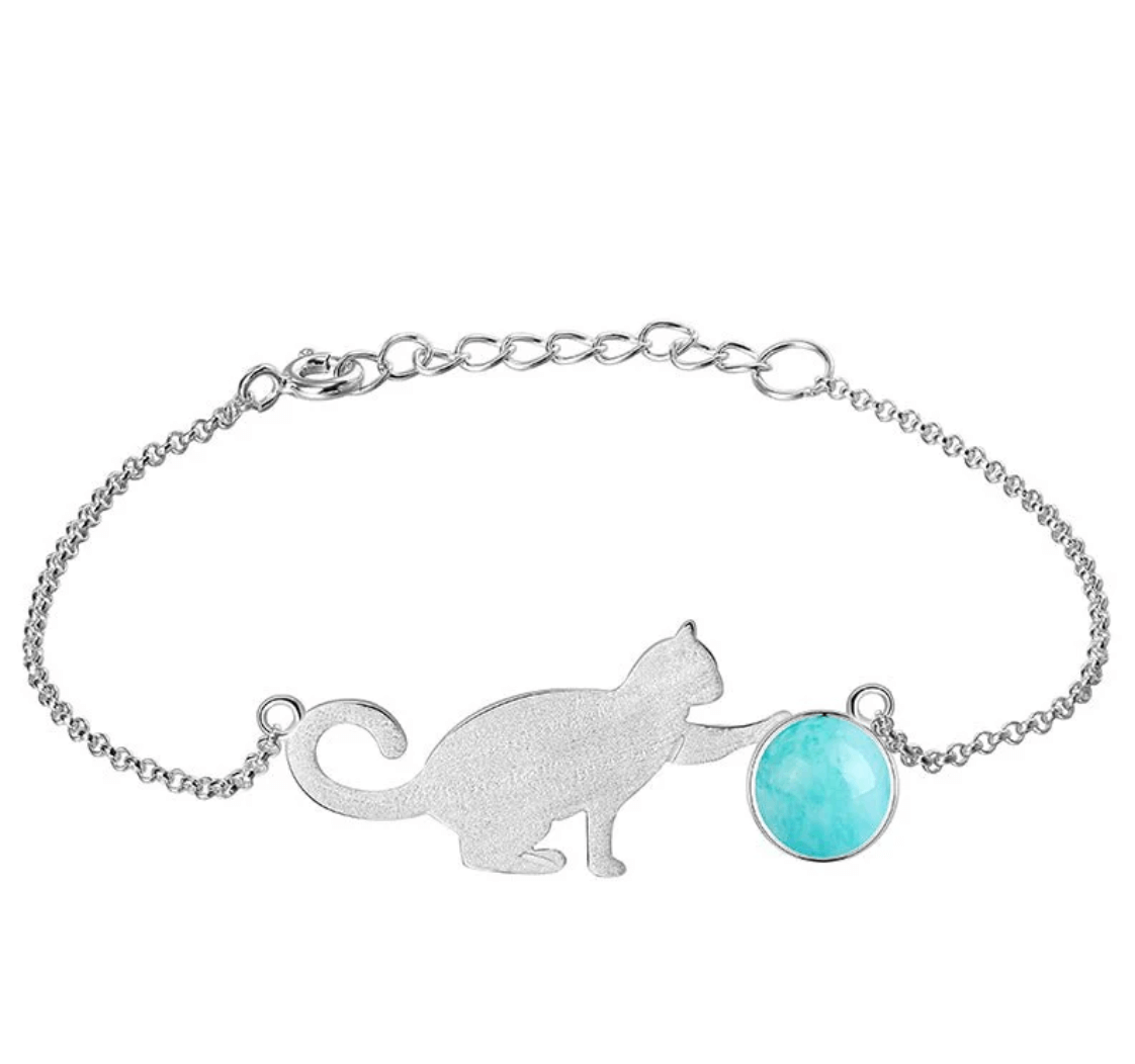 Playing Cat - Handmade Bracelet