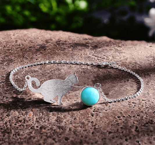 Playing Cat - Handmade Bracelet