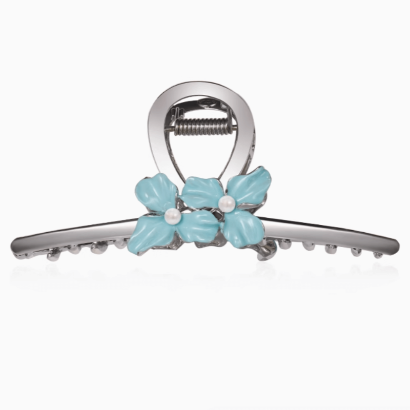 Alice Pearl Blue Hair Clip