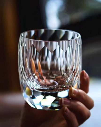 Edo Kiriko Crystal Whiskey Glass – K9 Lead-Free Premium