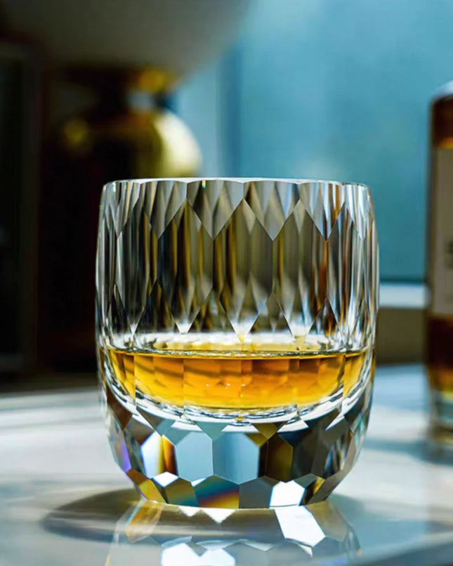 Edo Kiriko Crystal Whiskey Glass – K9 Lead-Free Premium